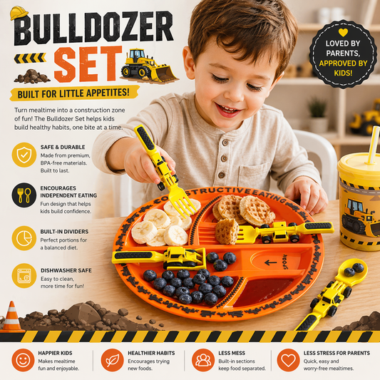 TruckBites Kids Dinner Set - Zynorra