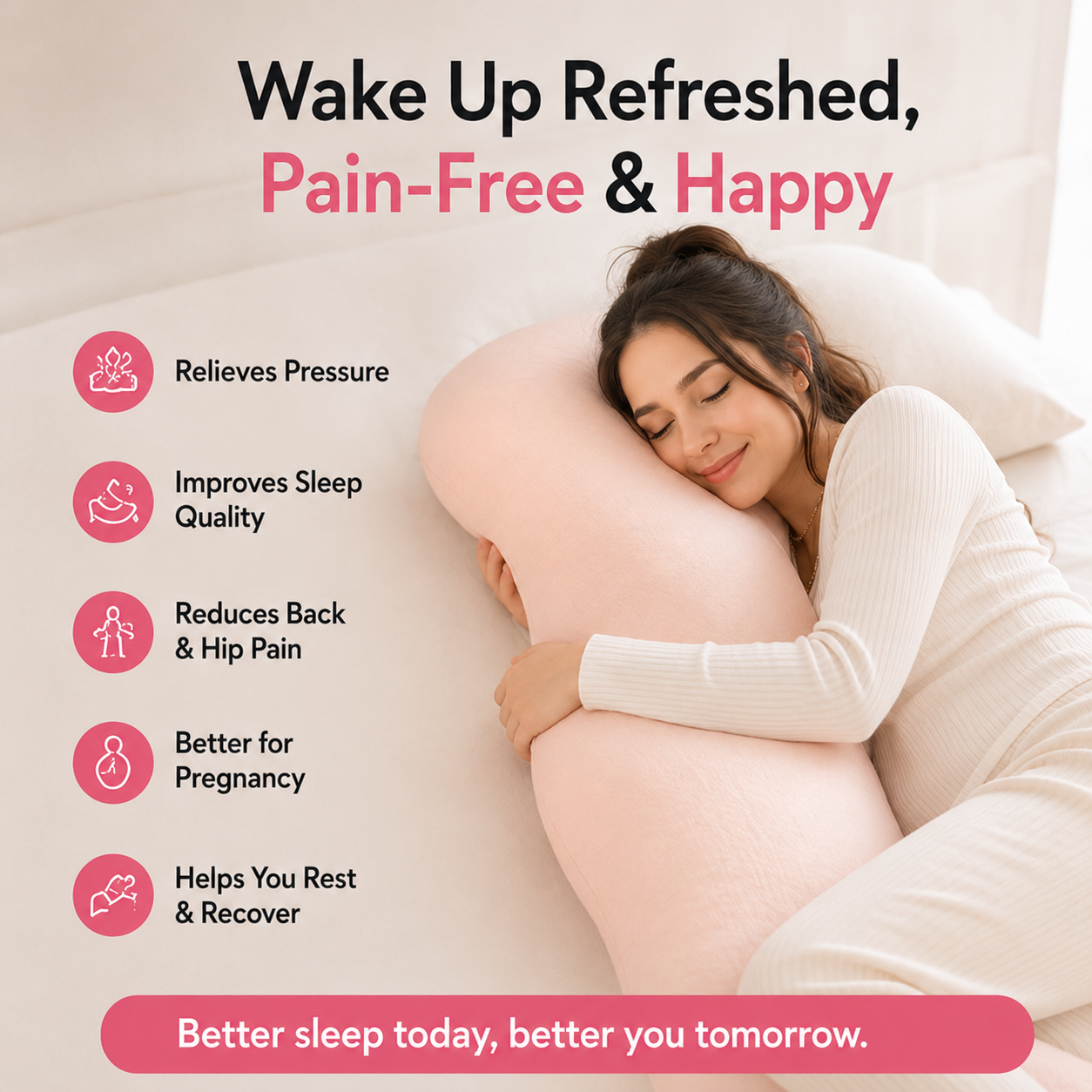 SideSnug™ Full Body Support Pillow